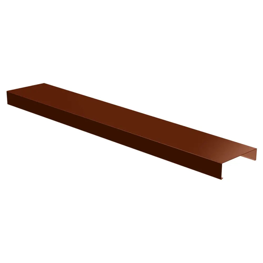 Aluminium Sloping Wall Copings 3m Length Alumasc Skyline - Chocolate Brown(8017m)