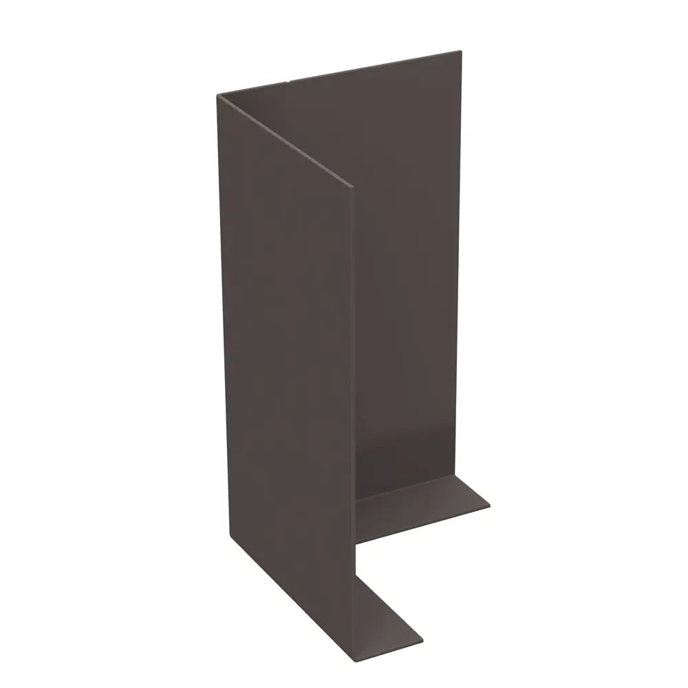 Aluminium Fascia Boards SF1 90 Degree External Corner Alumasc Skyline - Grey Brown (8019m)