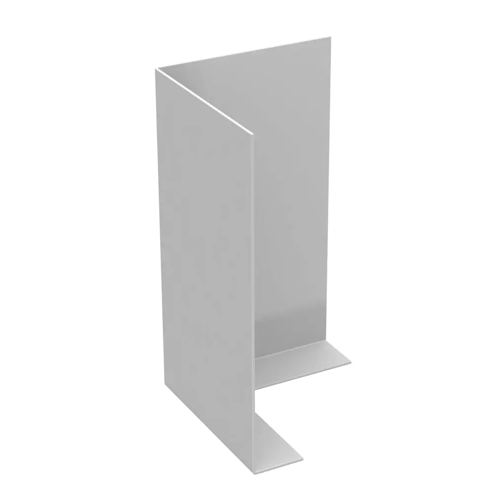 Aluminium Fascia Boards SF1 90 Degree External Corner Alumasc Skyline - Metallic Silver(9006m)