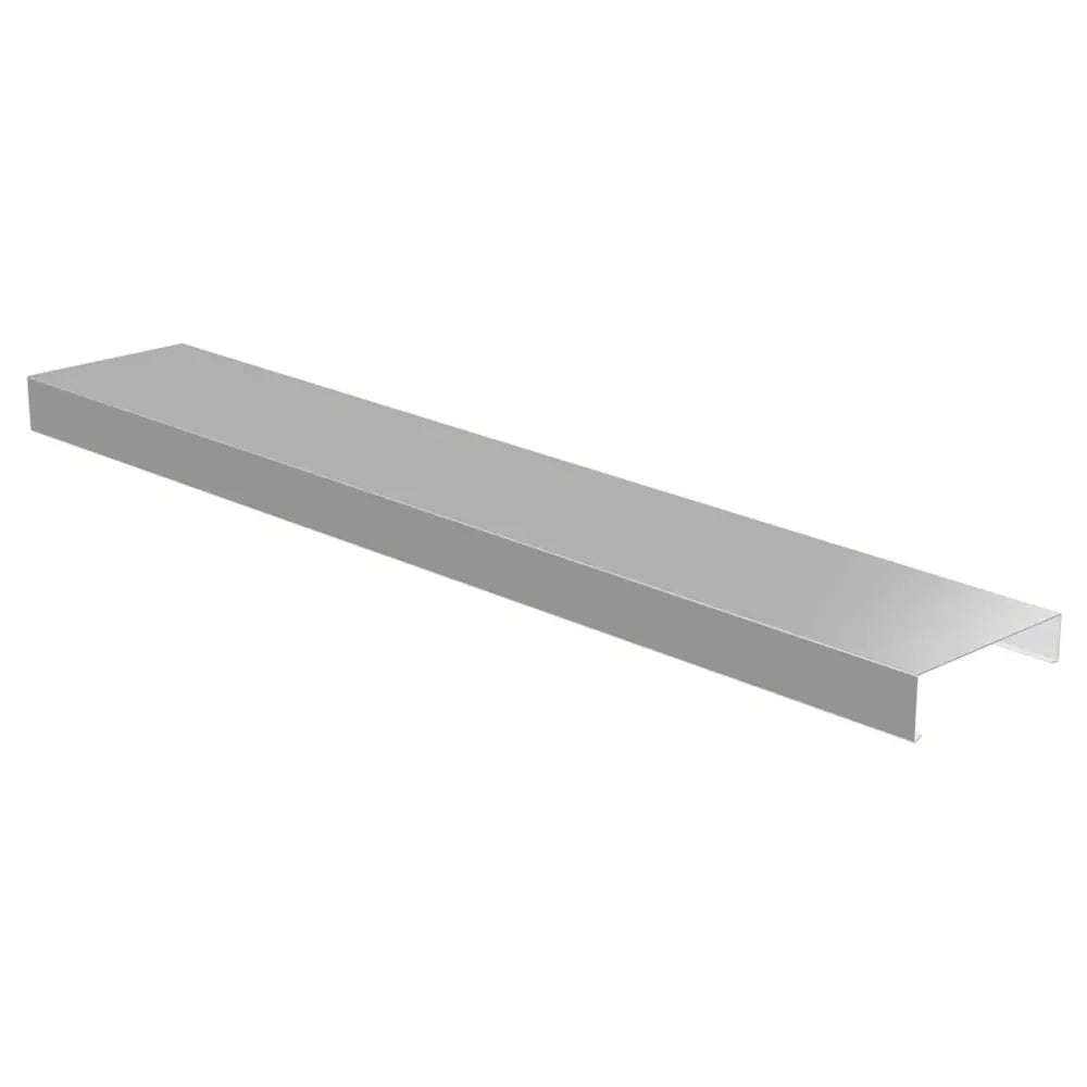 Aluminium Sloping Wall Copings 3m Length Alumasc Skyline - Metallic Silver Gloss(9006g)