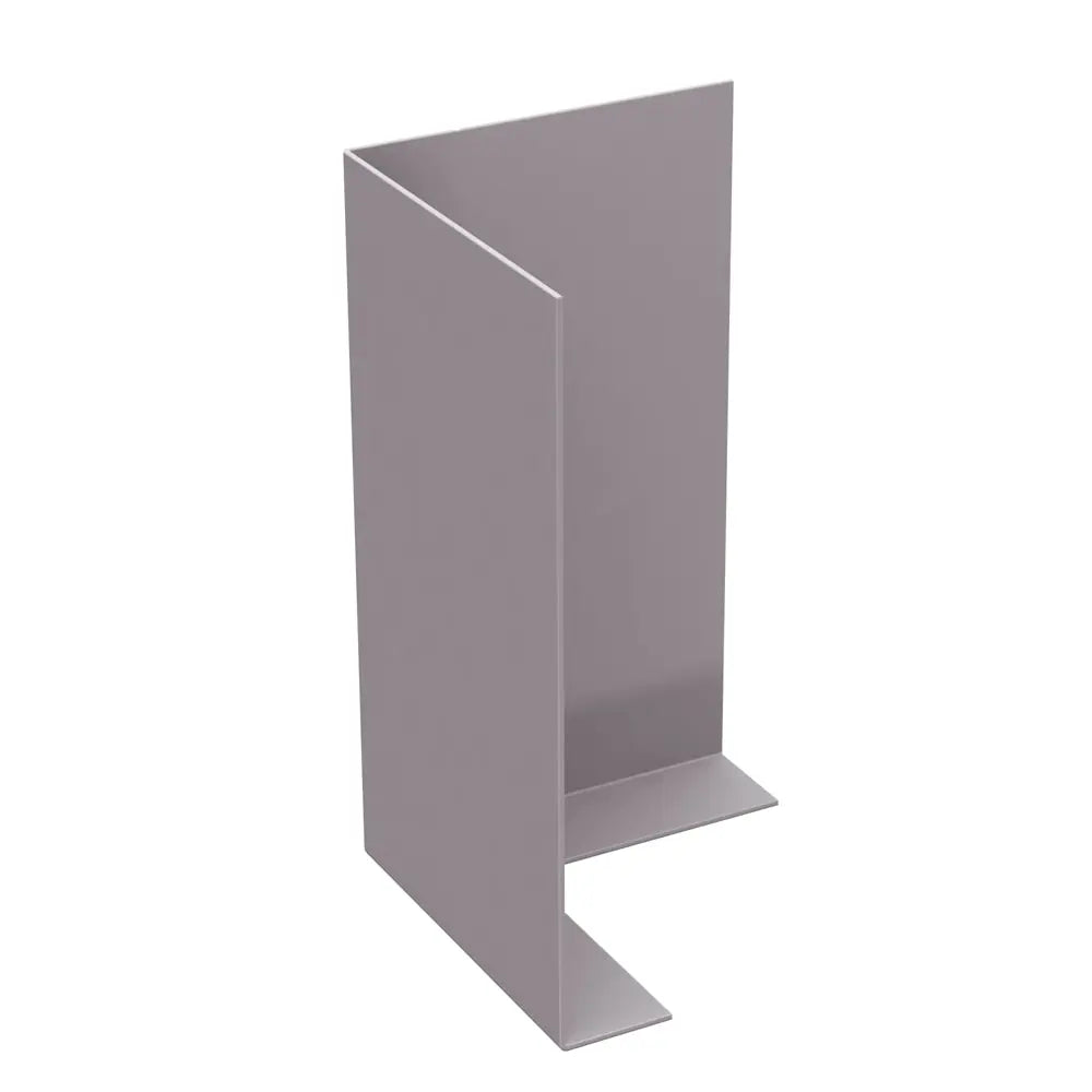 Aluminium Fascia Boards SF1 90 Degree External Corner Alumasc Skyline - Platinum Grey (7036m)