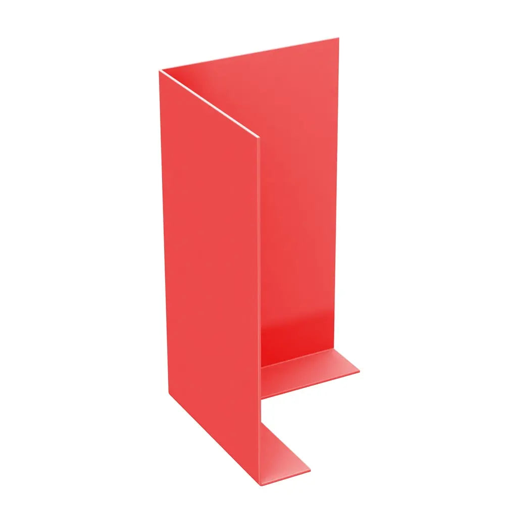 Aluminium Fascia Boards SF1 90 Degree External Corner Alumasc Skyline - Ruby Red (3003m)