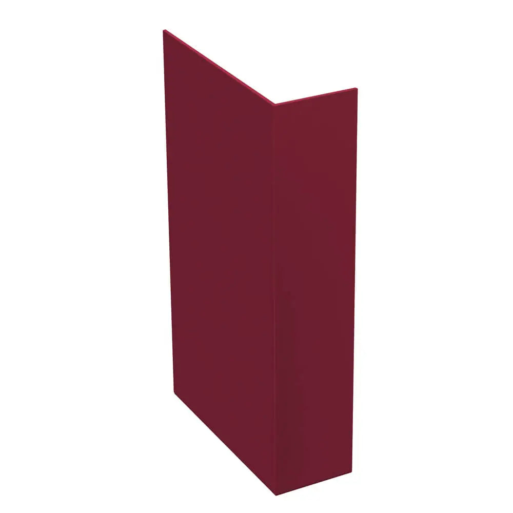 Aluminium Fascia Boards SF2 Stop End Alumasc Skyline - Wine Red (3005m)