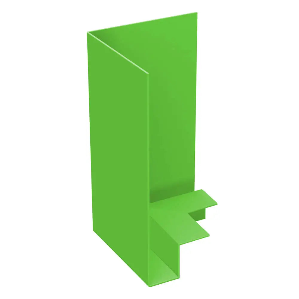 Aluminium Fascia Boards SF3 90 Degree External Corner Alumasc Skyline - Yellow Green (6018m)