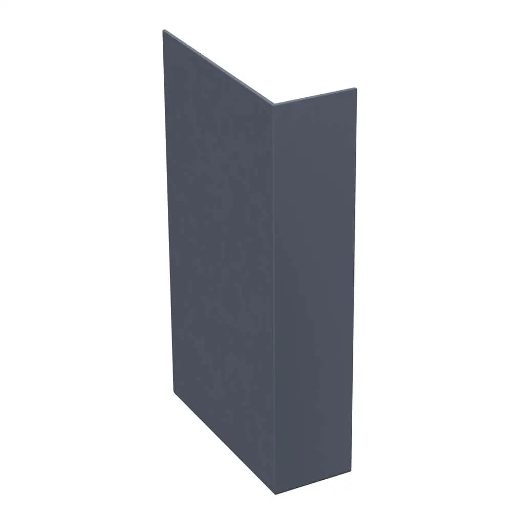 Aluminium Fascia Boards SF1 Stop End Alumasc Skyline - Slate Grey (7015m)