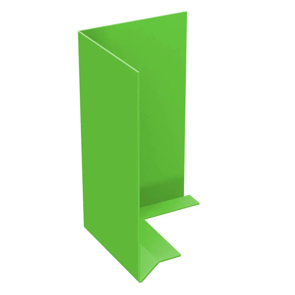 Aluminium Fascia Boards SF2 90 Degree External Corner Alumasc Skyline - Yellow Green (6018m)